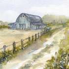 Barnand Lane 2 Art Print