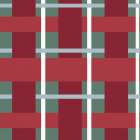 Xmas Plaid Pattern Art Print