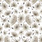 Neutral Flower Pattern Art Print