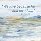 We Love Art Print