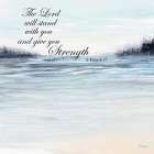 The Lord Will Stand Art Print