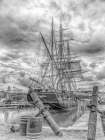 Vintage Ship Coastal Print