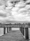 Dock At The Lake Art Print
