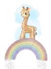 Nursery Rainbow Art Print