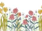 Abstract Floral Primitive Art Print