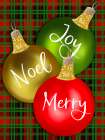 Ornaments Joy Noel Merry Art Print