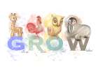 Inspirational Grow Art Print
