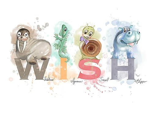 Inspirational Wish Kids Print