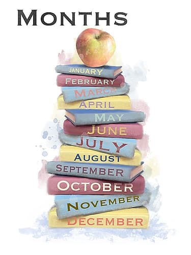 Kids Months Kids Print