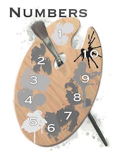 Kids Numbers Kids Print
