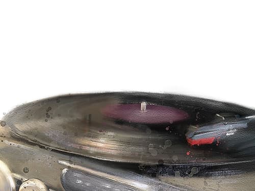Record Player Music Print