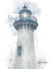 Honeybloom Coastal Lighthouse Art Print