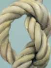 Honeybloom Coastal Abstract Sailors Knot 1 Art Print