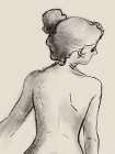 Classical Figure Drawing 1 Art Print