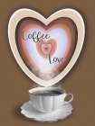 Coffee Equals Love Art Print
