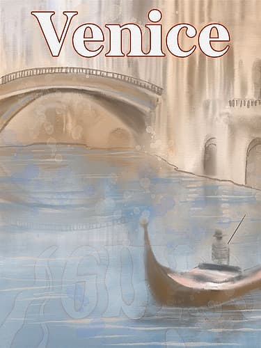 Travel Italy Venice Art Print