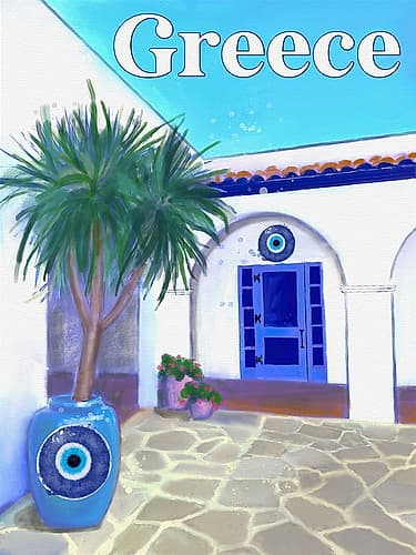 Travel Greece Travel Print