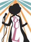 Musical Woman Soul Spotlight Art Print