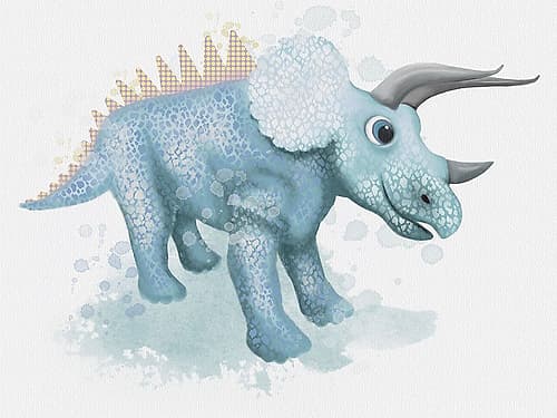 Dino 3 Kids Print