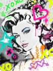 Graffiti Model Art Print
