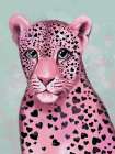 Leopard Heart Art Print