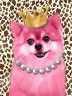 Pink Pomeranian Art Print