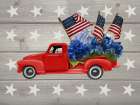 Patriotic Classic Truck Art Print