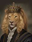 Royal King Lion Art Print