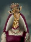 Royal Queen Giraffe Art Print