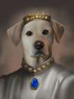 Royal Prince Lab Art Print