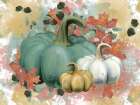 Pumpkins Trio Art Print