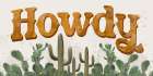 Howdy Art Print