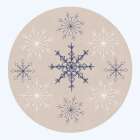 Christmas Embroidery Snowflakes Art Print