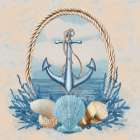 Coastal Nautical Anchor Art Print