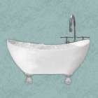 Bath Typography 1 Art Print