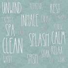 Bath Typography 2 Bathroom Art Print