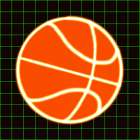 Sports Neon Basketball Art Print