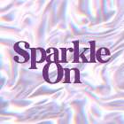 Iridescent Typography Sparkle On Art Print