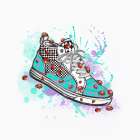 Icon Sneaker Lady Bugs Art Print