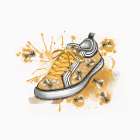 Icon Sneaker Bees Art Print