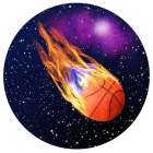 Space Basketball Sports Art Print