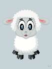 Sheep With A Sparkle Art Print