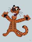 Hugging Tiger Art Print