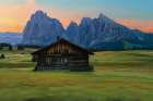 Solitary Cabin Art Print