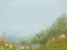 Misty Meadows 2 Art Print