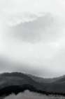 Mist In The Mountains BW 2 Art Print