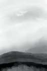 Mist In The Mountains BW 3 Art Print