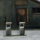 Gas Pump Series Full Service Art Print