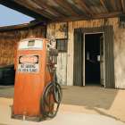 Gas Pump Series Orange Art Print