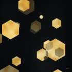 Gold In Space 3 Art Print